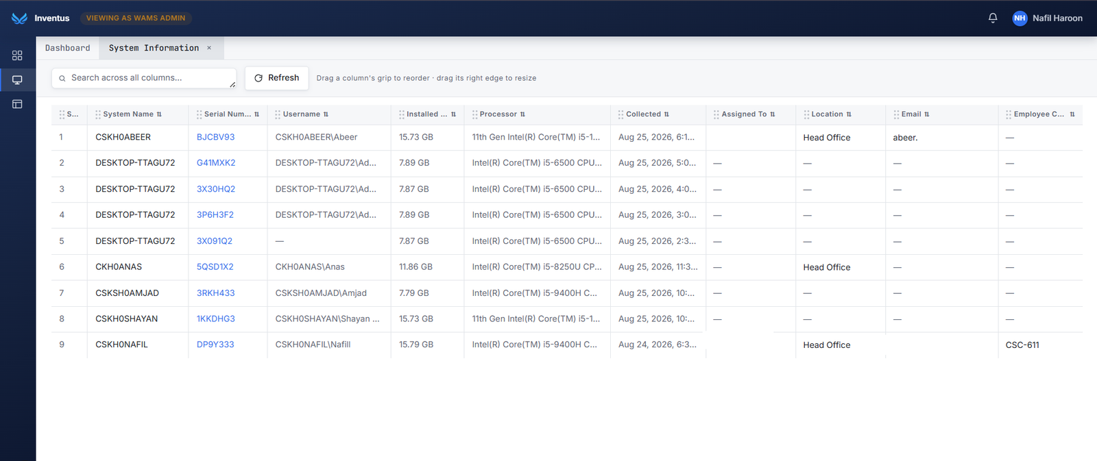 Inventus — IT Asset Inventory System