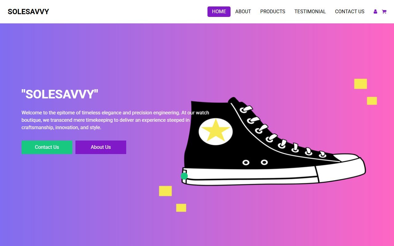 SoleSavvy — E-Commerce Storefront